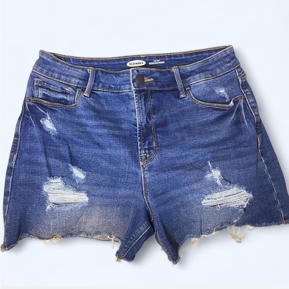 Old Navy Women's Ripped Blue Jean Shorts